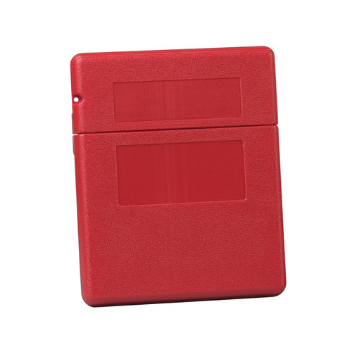 Document Storage Box For SDS Sheets, Medium-Sized, Polyethylene, Lockable Flip-Top Opening, Single Pack