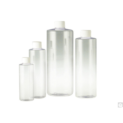 4oz (120mL) Clear PVC Cylinder with 20-410 Neck Finish, Bottle Only, case/559