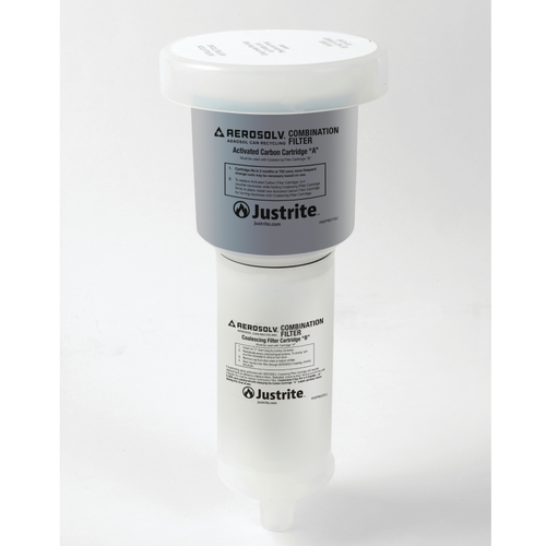 Justrite® Coalescing Carbon Filter for Aerosolv Aerosol Can Recycling System