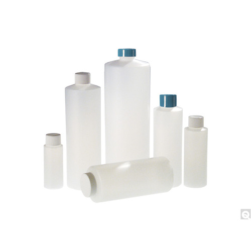 8oz (240mL) Natural HDPE Cylinder with 24-410 Neck Finish, Bottle Only, case/336