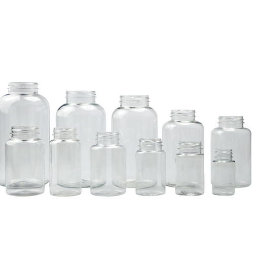 2oz (60mL) Clear PET Packer with 33-400 Neck Finish, Bottle Only, case/900