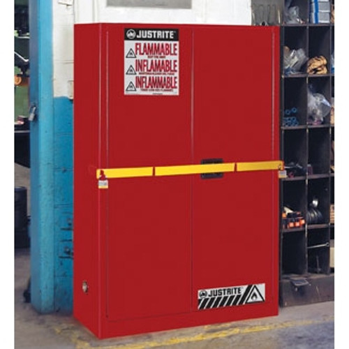 Justrite® 45 gal High Security Flammable Safety Cabinet Red manual