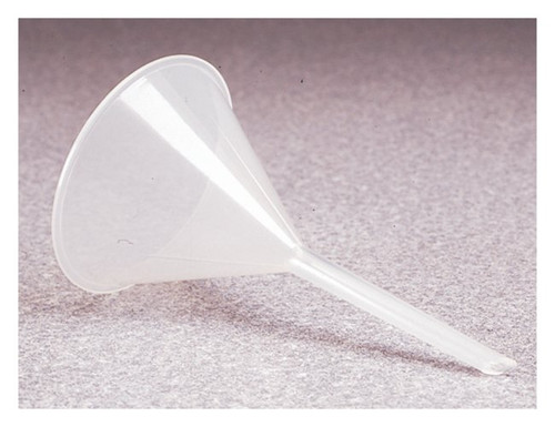 Nalgene® 4250-0075 Polypropylene Analytical Funnels, 114mL, 75mm, case/36