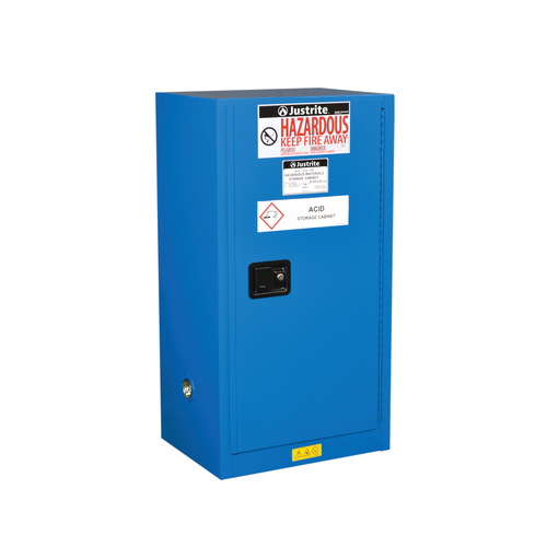 Justrite® EX Compac HazMat Safety Cabinet, 15 Gal, Self-close Door