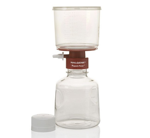 Nalgene® Rapid-Flow Sterile Disposable Filter Units, Nylon Membrane, 500mL, 0.2um, 75mm, case/12