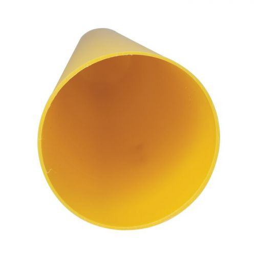 8" x 57" Reflective Stripes Bollard Cover, Yellow