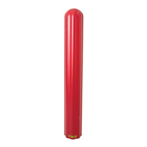 8" x 56" Fluted Bollard Cover, Red 