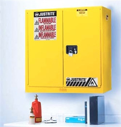 Justrite® Flammable Cabinet, 17 gallon Wall Mount manual