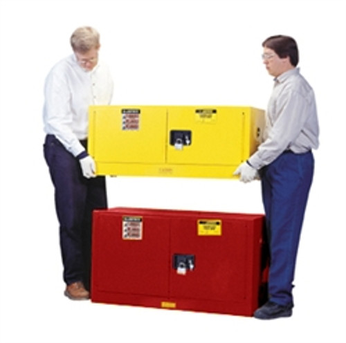 Justrite® Flammable Piggyback Cabinet, 17 gallon Red manual