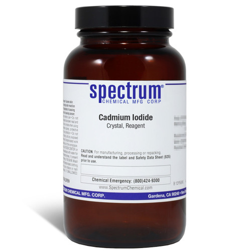Cadmium Iodide, Crystal, Reagent, 500g, Each