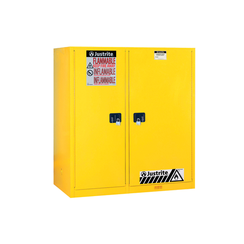 Justrite® Flammable Cabinet for drums, Safety Cans, manual