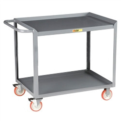 Mobile Workstation, 2-Shelf, Heavy Duty 24 x 36"