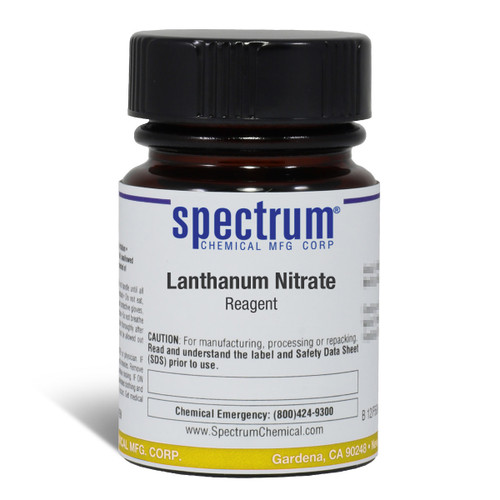 Lanthanum Nitrate, Reagent, 25g, Each