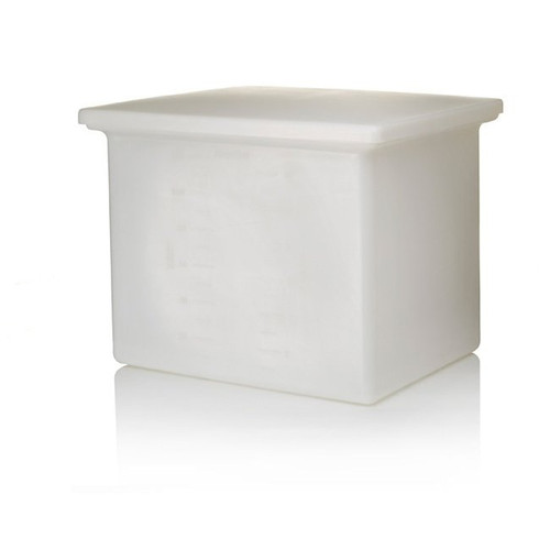 Nalgene® 14100-0002 Rectangular Tank with Cover, LLDPE, 2 gal, 8 x 8 x 8