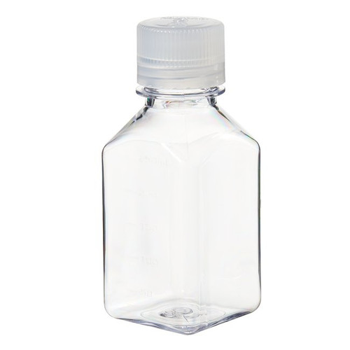 Nalgene® 2015-0060 Square Bottles, Polycarbonate, 2 oz (60mL), case/96