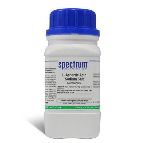 L-Aspartic Acid Sodium Salt, Monohydrate, 100g, Each