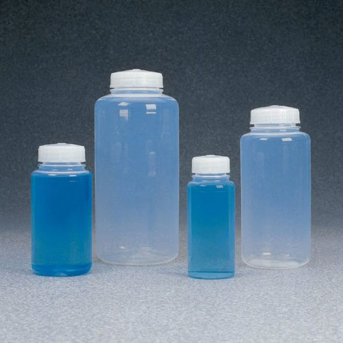 Nalgene® 2100-0032 FEP Bottles, Tefzel ETFE Closures, 1000mL, Wide Mouth, case/4