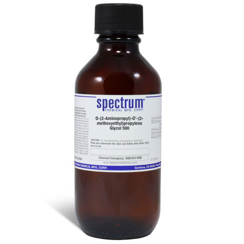 O-(2-Aminopropyl)-O'-(2-methoxyethyl)propylene Glycol 500, 500mL, Each