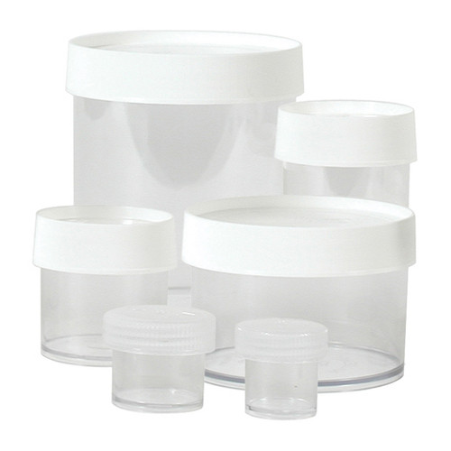 Nalgene® 2116-0250 Straight Sided polycarbonate jars, 250mL, Autoclavable, case/24