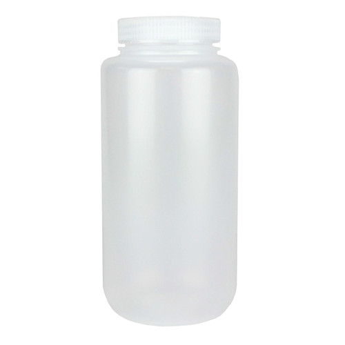 Nalgene® 2189-0032 2189-0032 Sample Bottles, Wide Mouth, HDPE, 32 oz (1L), case/24