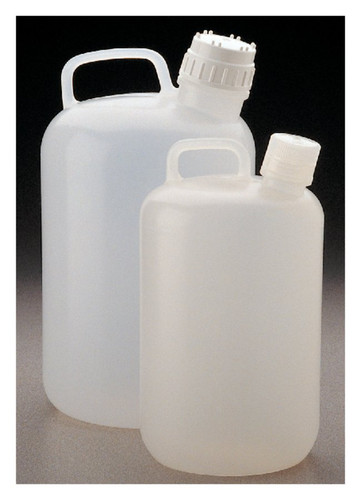 Nalgene® 2221-0020 Polypropylene Jugs, 8 Liter, case/6