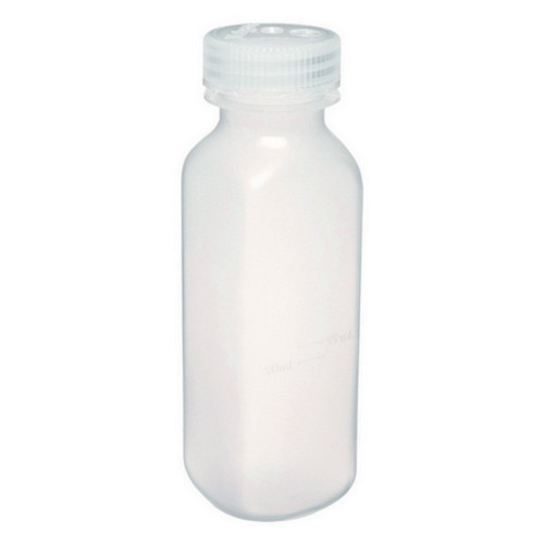 Nalgene® 2505-0380 Dilution Bottles, Wide-Mouth, PPCO, 6 oz (205mL), case/48
