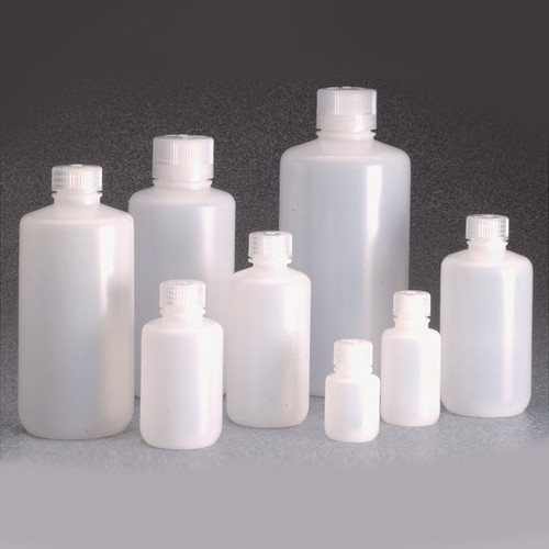 Nalgene® 312003-0016 Bulk Boston Round Bottles, 16 oz (500mL) LDPE, case/125