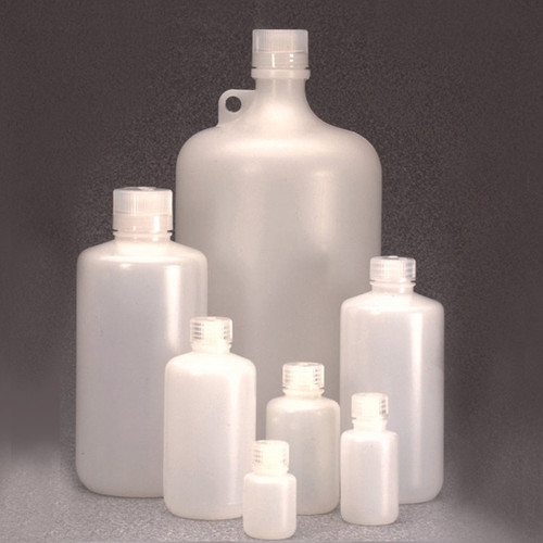Nalgene® 312099-0016 Bulk Heavy Duty HDPE IP2 Packaging Bottles, 16 oz (500mL), case/125