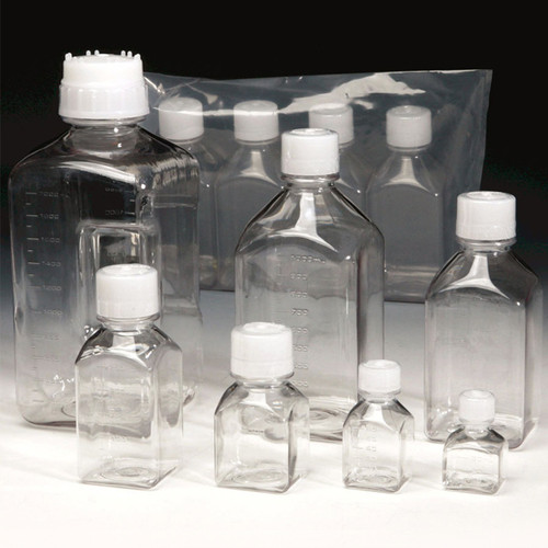 Nalgene® 382019-0250 250mL Sterile Certified Clean PETG Containers, case/48