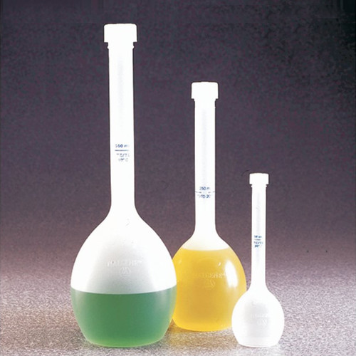 Nalgene® 4000-1000 Volumetric Flask, PP, 32 oz (1L), case/6