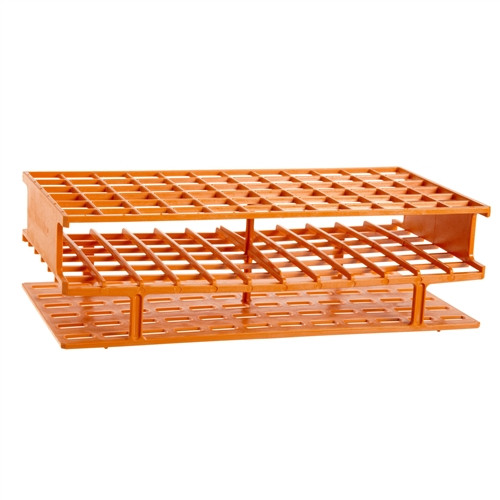 Nalgene® 5970-0113 Test Tube Rack, Autoclavable, Orange, 13mm tubes, case/8