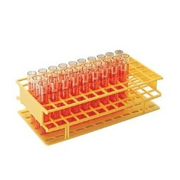 Nalgene® 5970-0116 Test Tube Rack, Autoclavable, Orange, 16mm tubes, case/8