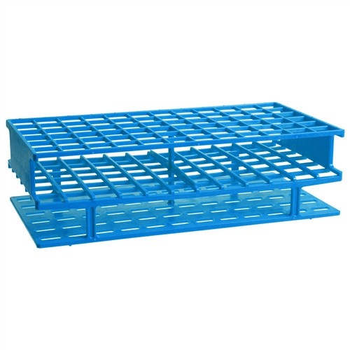 Nalgene® 5970-0313 Test Tube Rack, Autoclavable, Blue, 13mm tubes, case/8