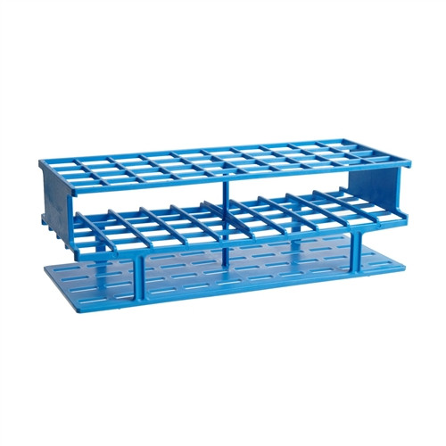 Nalgene® 5970-0325 Test Tube Rack, Autoclavable, Blue, 25mm tubes, case/8