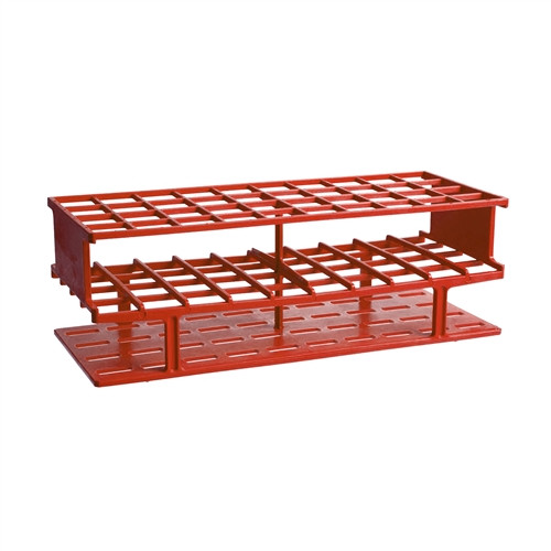 Nalgene® 5970-0525 Test Tube Rack, Autoclavable, Red, 25mm tubes, case/8