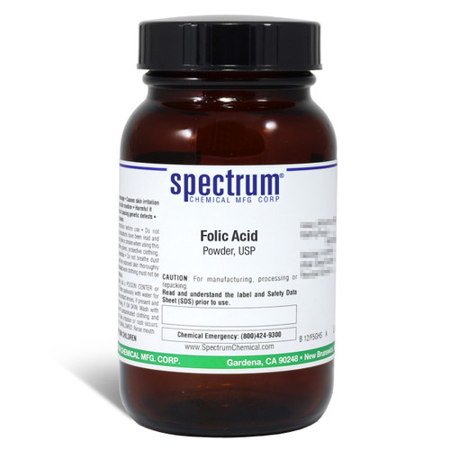 Folic Acid, Powder, USP, 25g, Each