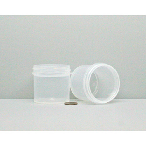 Bulk 3oz 58mm Polypropylene Jars, 80mL (no caps), case/432