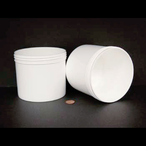 Bulk 32oz White PP Jars, 900 ml (no caps) 120-400, case/90