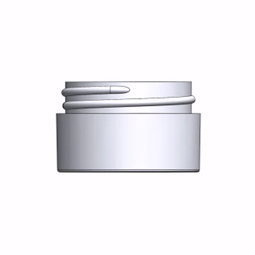 Bulk 0.5oz 43mm Polypropylene Thick Wall Jars, 15mL (1/2 oz), No Caps, case/1232