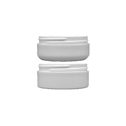 Bulk 2oz 70mm White Polypropylene Thick Wall Jars, 100mL (no caps), case/360