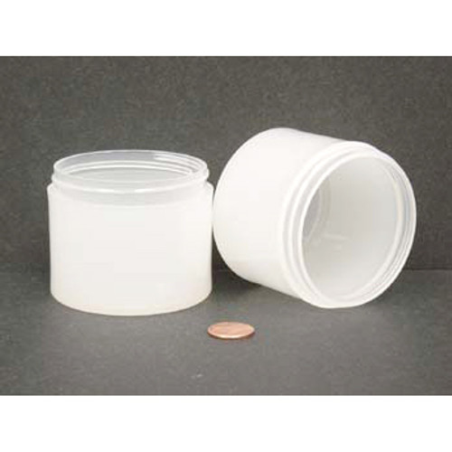 Bulk 4oz 70mm Polypropylene Thick Wall Jars, 150mL (no caps), case/200