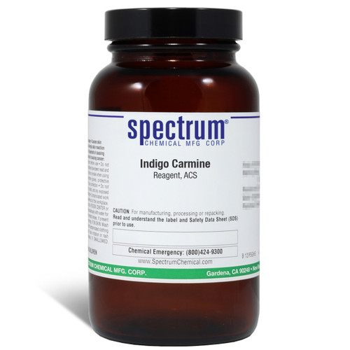 Indigo Carmine, Reagent, ACS, 100g, Each