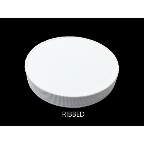 89mm (89-400) Natural Polypropylene Foam Lined Ribbed Cap, case/504