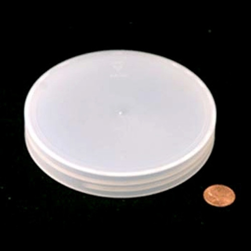 A 100mm (100-400) Natural PP Foam Lined Smooth Cap (PKW-C100C4SPTSN) designed for secure sealing and containment.