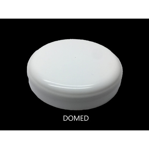120mm (120-400) Natural Polypropylene Heat Seal Lined Domed Cap, case/210