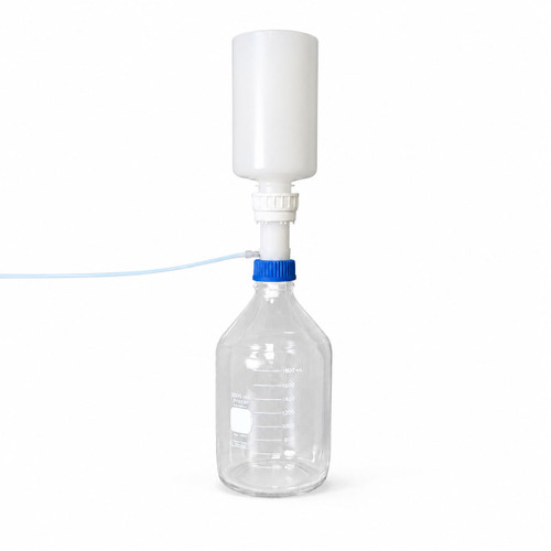 1 Liter Vacuum Funnel Filter System, PP with Steel Vacuum Port (PLS-8000-1010)