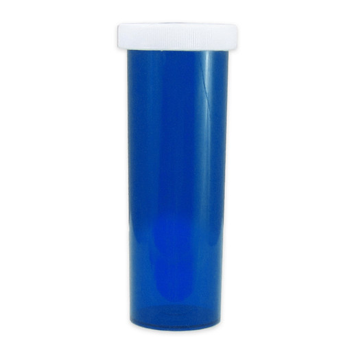Blue Pharmacy Vials, Child-Resistant, Blue, 60 dram (222mL), case/115