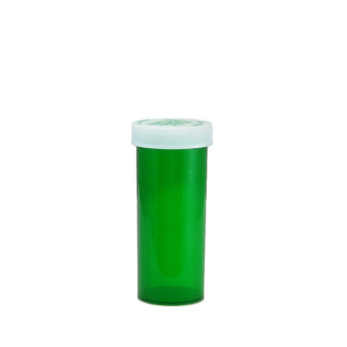 Green Pharmacy Vials, Child-Resistant, Green, 16 dram (59mL), case/270