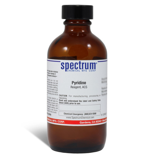 Pyridine, Reagent, ACS, 100mL, Each