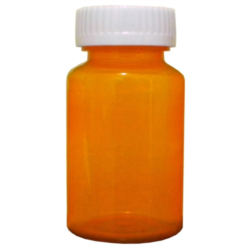 Amber Vitamin Pill Bottles, Child Resistant Cap, 30 dram (111mL), case/130